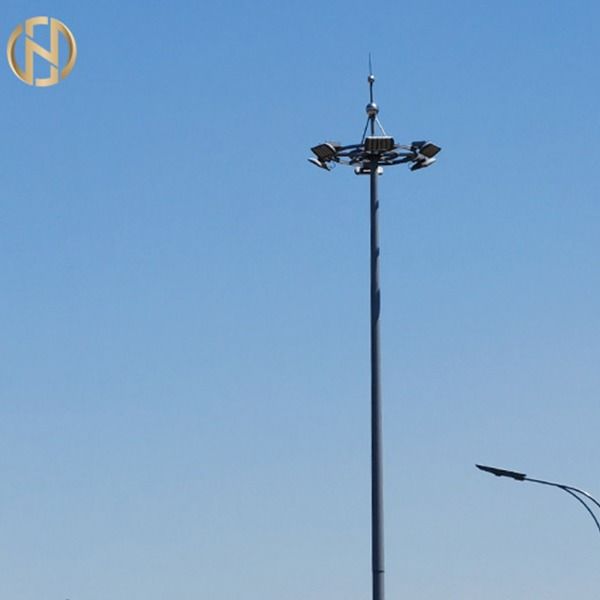 Poligonal Şekil 28M 36M 40M Galvanizli Yüksek Direk Kutbu