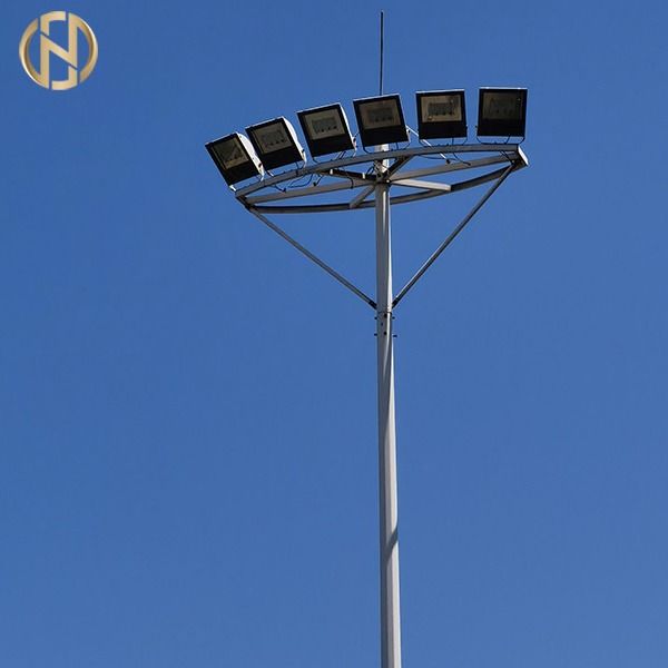 Projektör için CE GR65 Konik 12 Metre Yüksek Direk Direği IP65