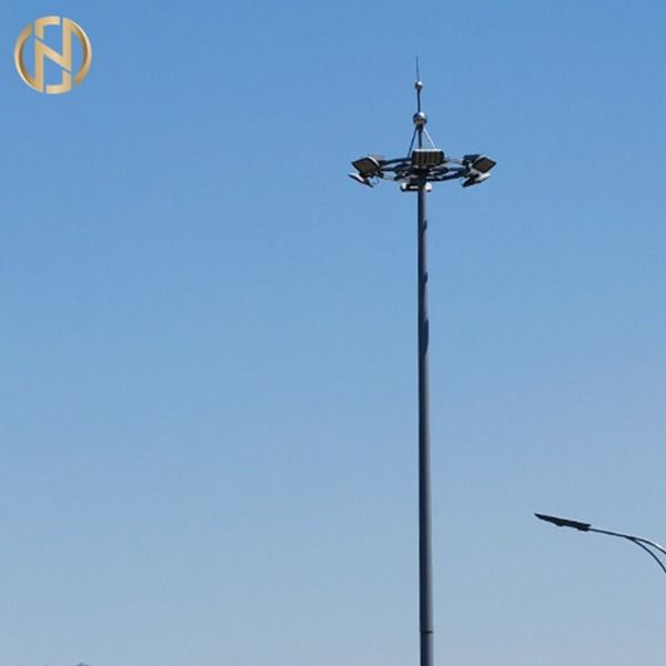 Q420 Çelik Sekizgen Yüksek Direk Lamba Direği 20M 30M 35M 40M