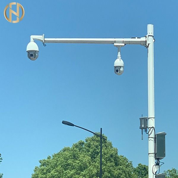 Poligon Teleskopik CCTV Kamera Direği 11m Güvenlik Kamera Direği