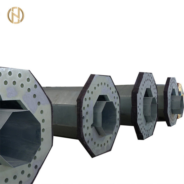 Galvanizli Metal Güç Direği Q460C 8mm Güç İletim Direği