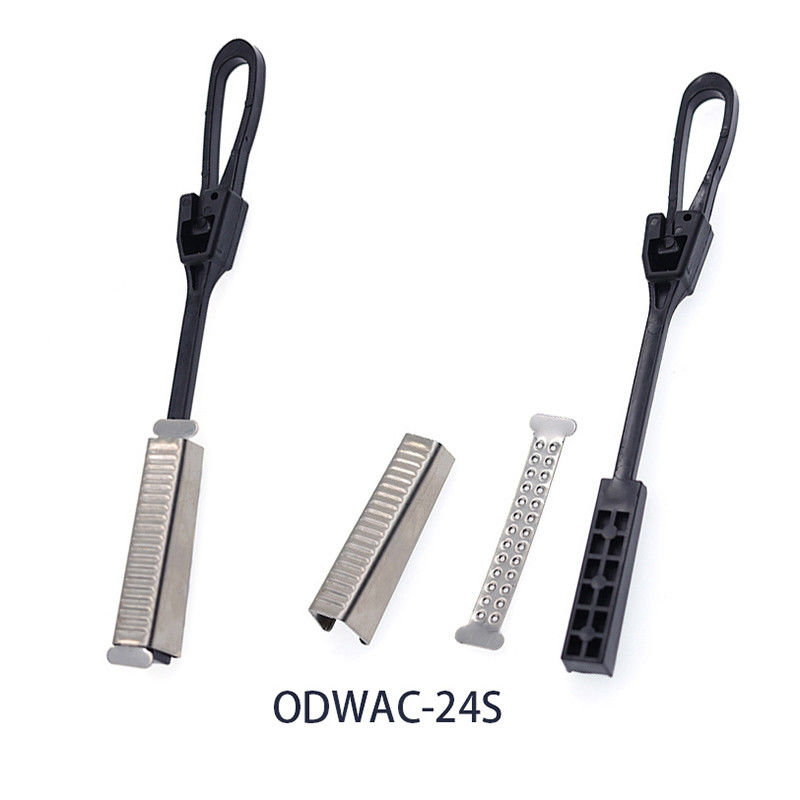ODWAC Serisi FTTH Kablo Askı Kelepçesi Paslanmaz Çelik Tel Gergi