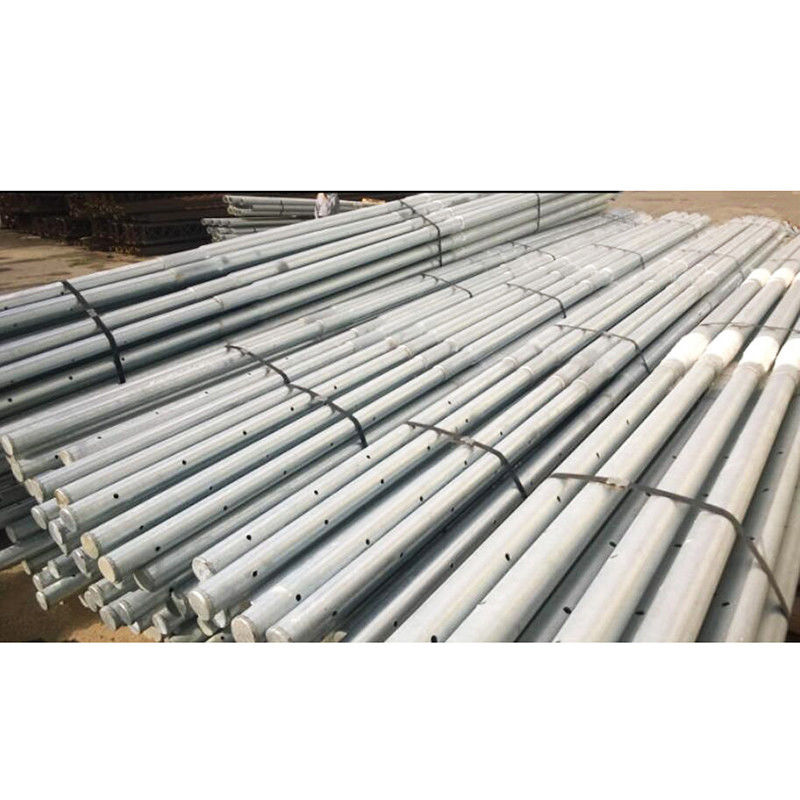 Elektrik Gücü için Swaged Çelik Boru Kutup 16M Sıcak Daldırma
